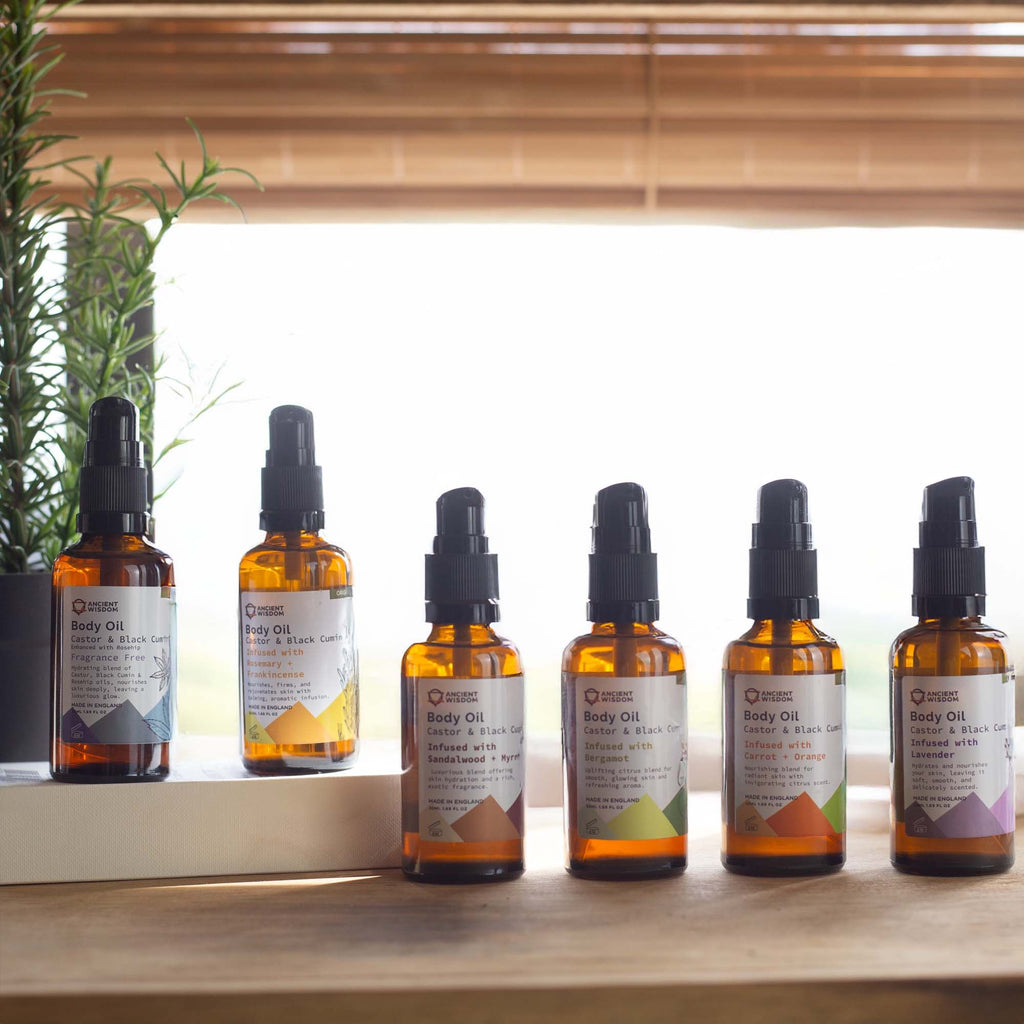 Organic Body Oil 50ml Carrot and Orange for Deep Hydration