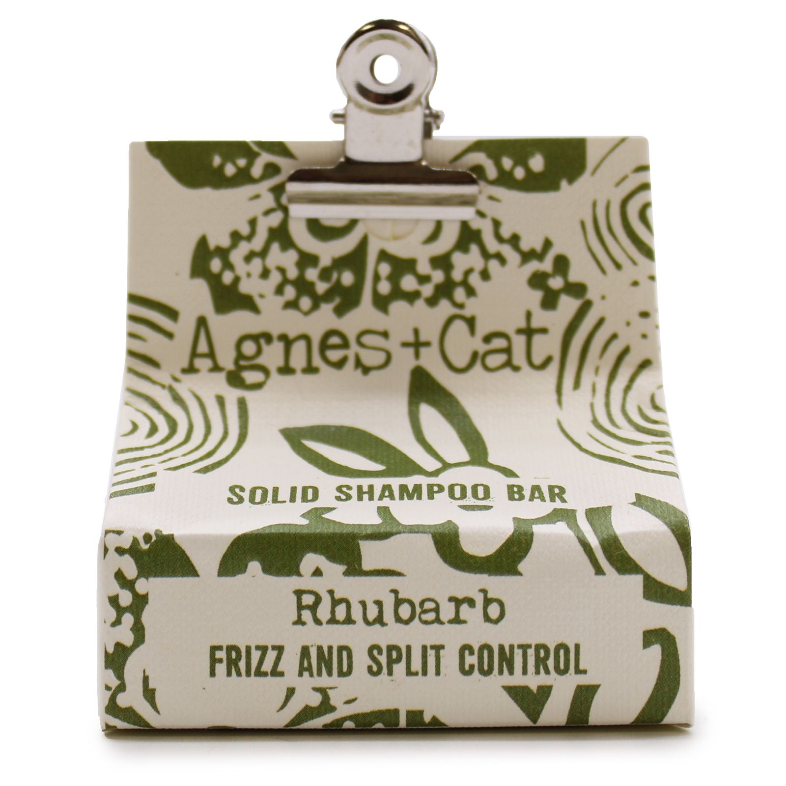 Agnes + Cat Rhubarb Solid Shampoo Bar for Clean and Smooth Hair