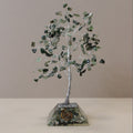 Moss Agate Gemstone Tree with Orgonite Base and 160 Unique Stones