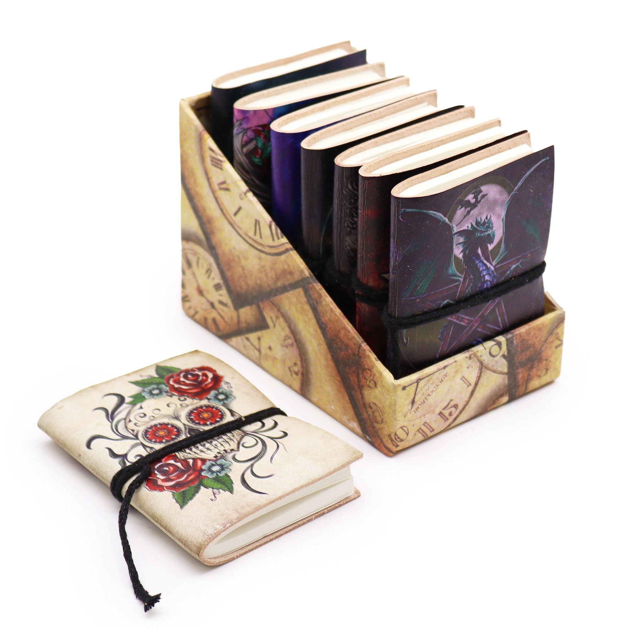 Assorted Gothic Notebooks with Unique Designs for Creative Use