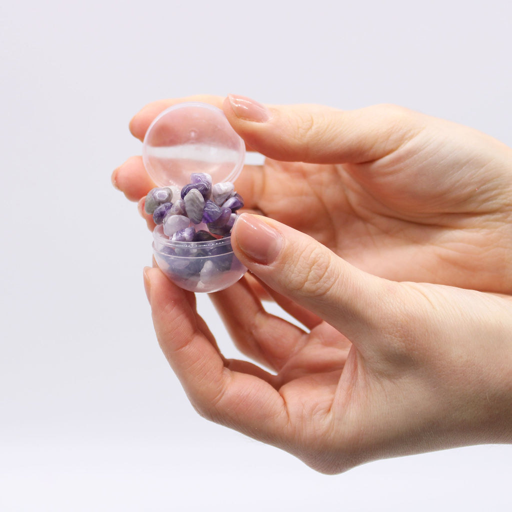 Amethyst Gem Bracelet Bath Bomb with Lavender and Tea Tree