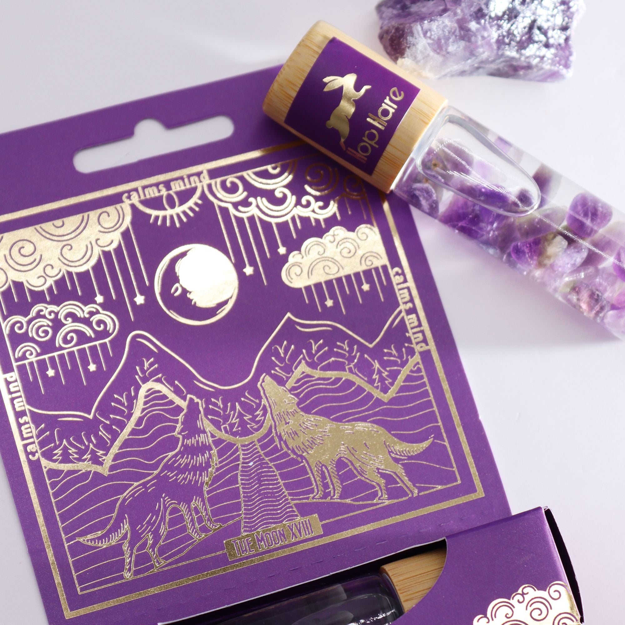 HH Tarot Roll On The Moon for Evening Rituals and Calm Relaxation