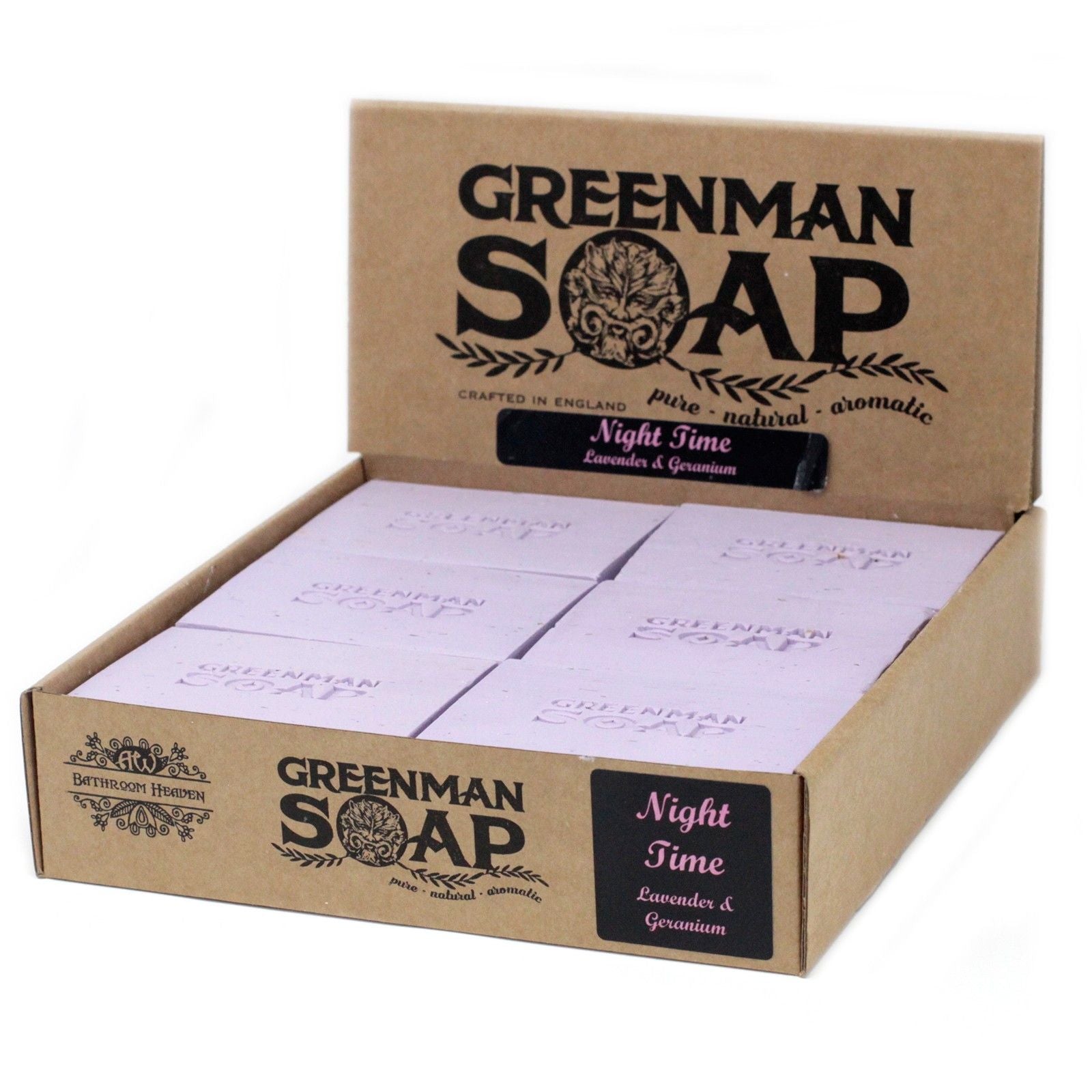 Greenman Soap Slice 100g with Lavender and Geranium Fragrance