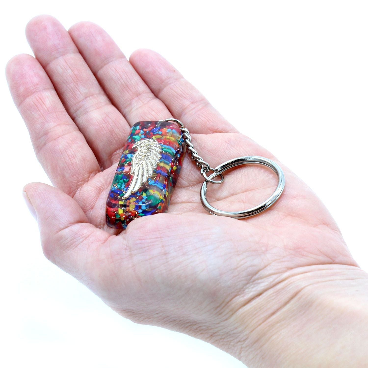 Orgonite Power Keyring for Guardian Protection and Daily Use