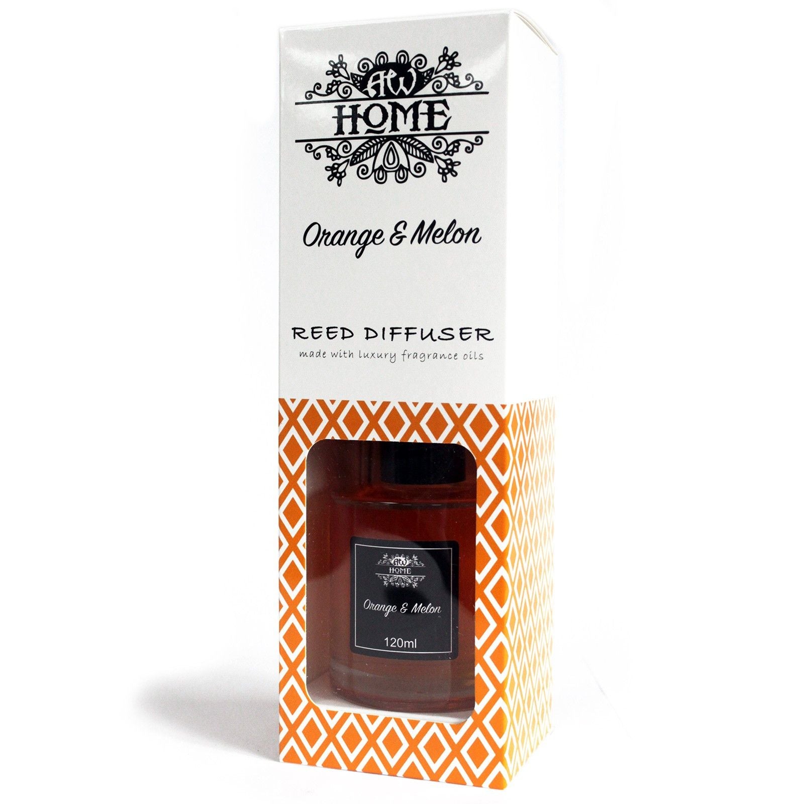 120ml Reed Diffuser Orange and Melon for Home Fragrance