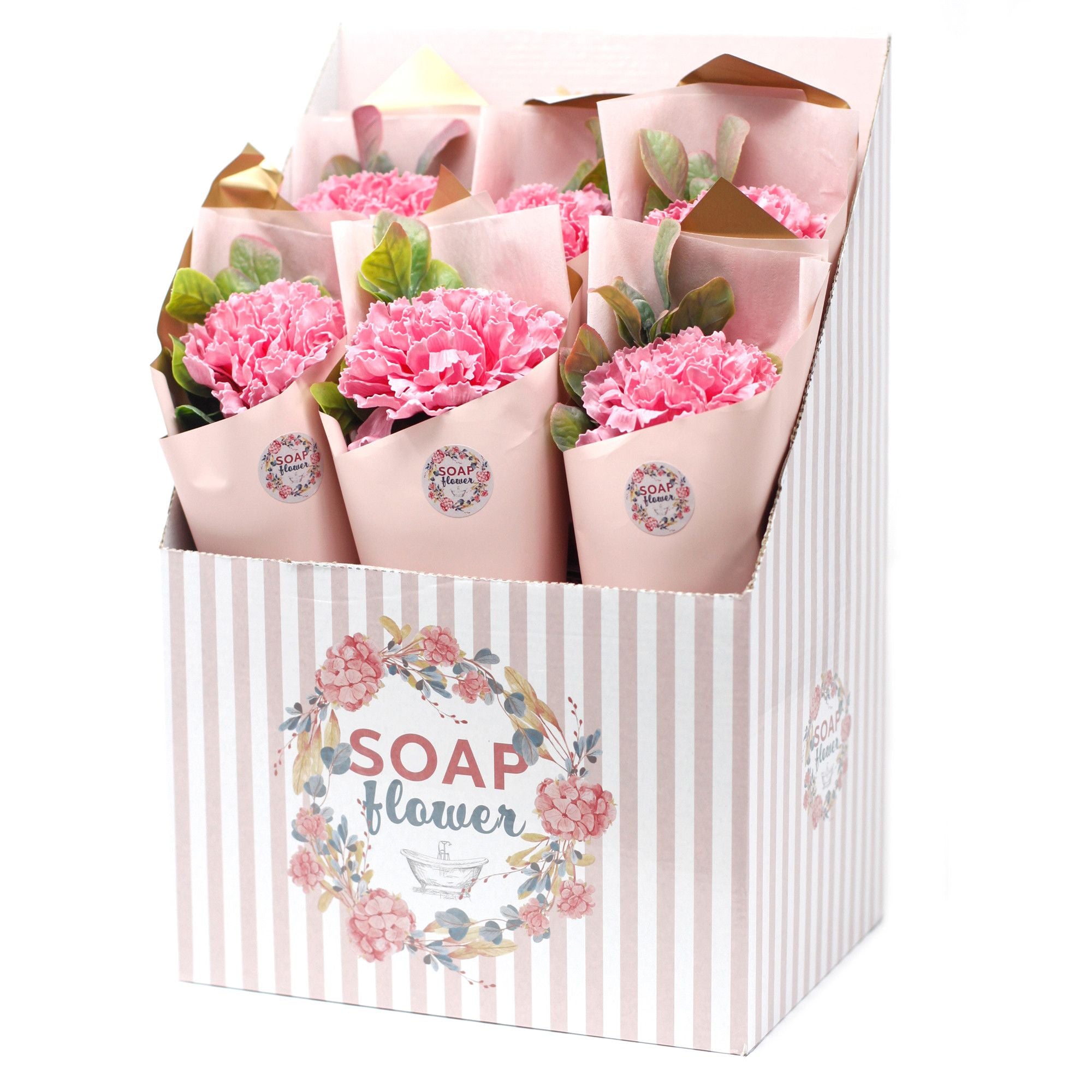 Soap Flower Carnation Bouquet for Stunning Home Decor Displays