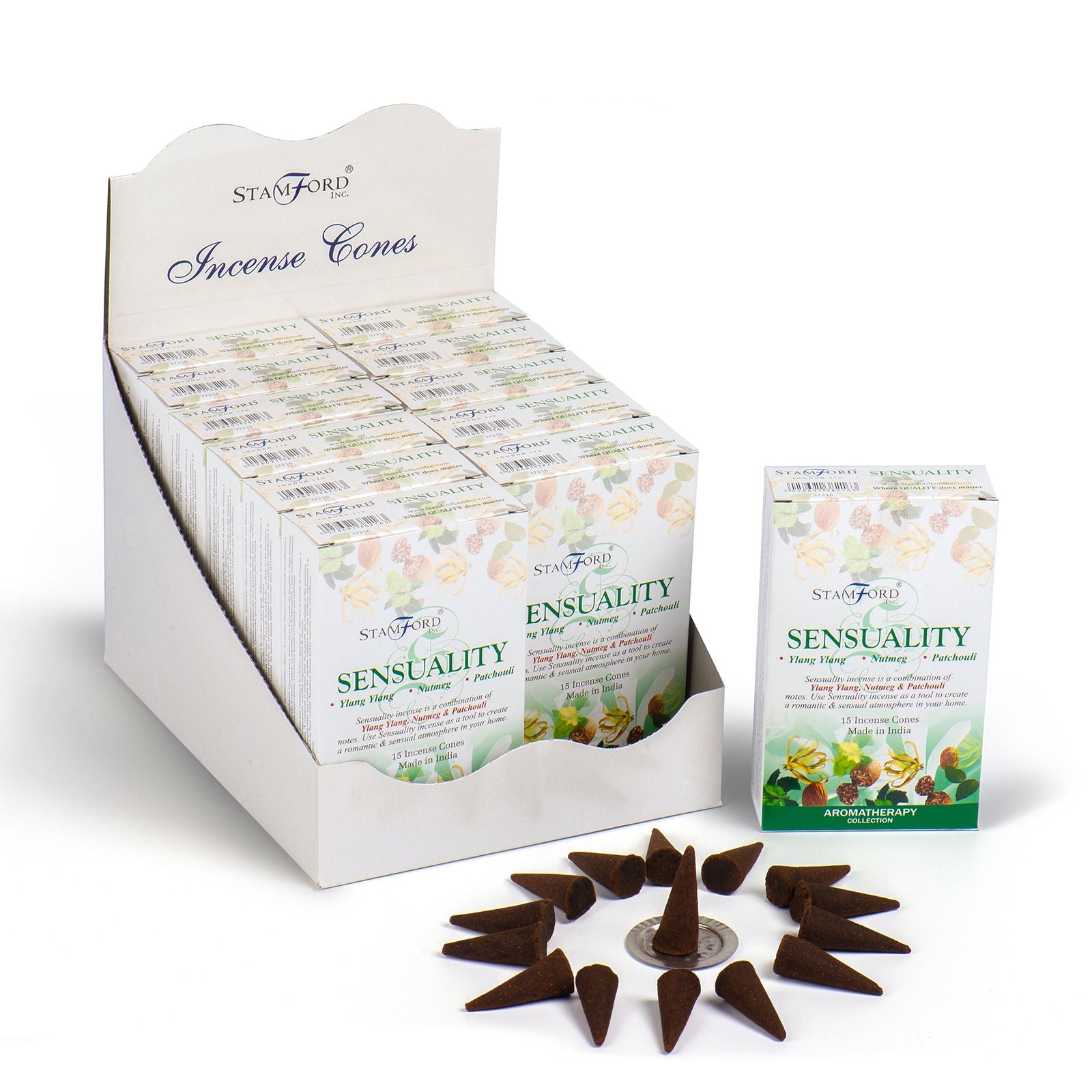 Sensuality Cones Stamford Premium Incense for Home Fragrance