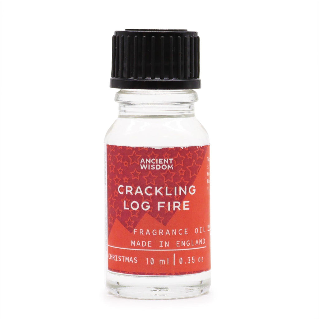 Crackling Log Fire Fragrance Oil 10ml for a Warm Cosy Ambience