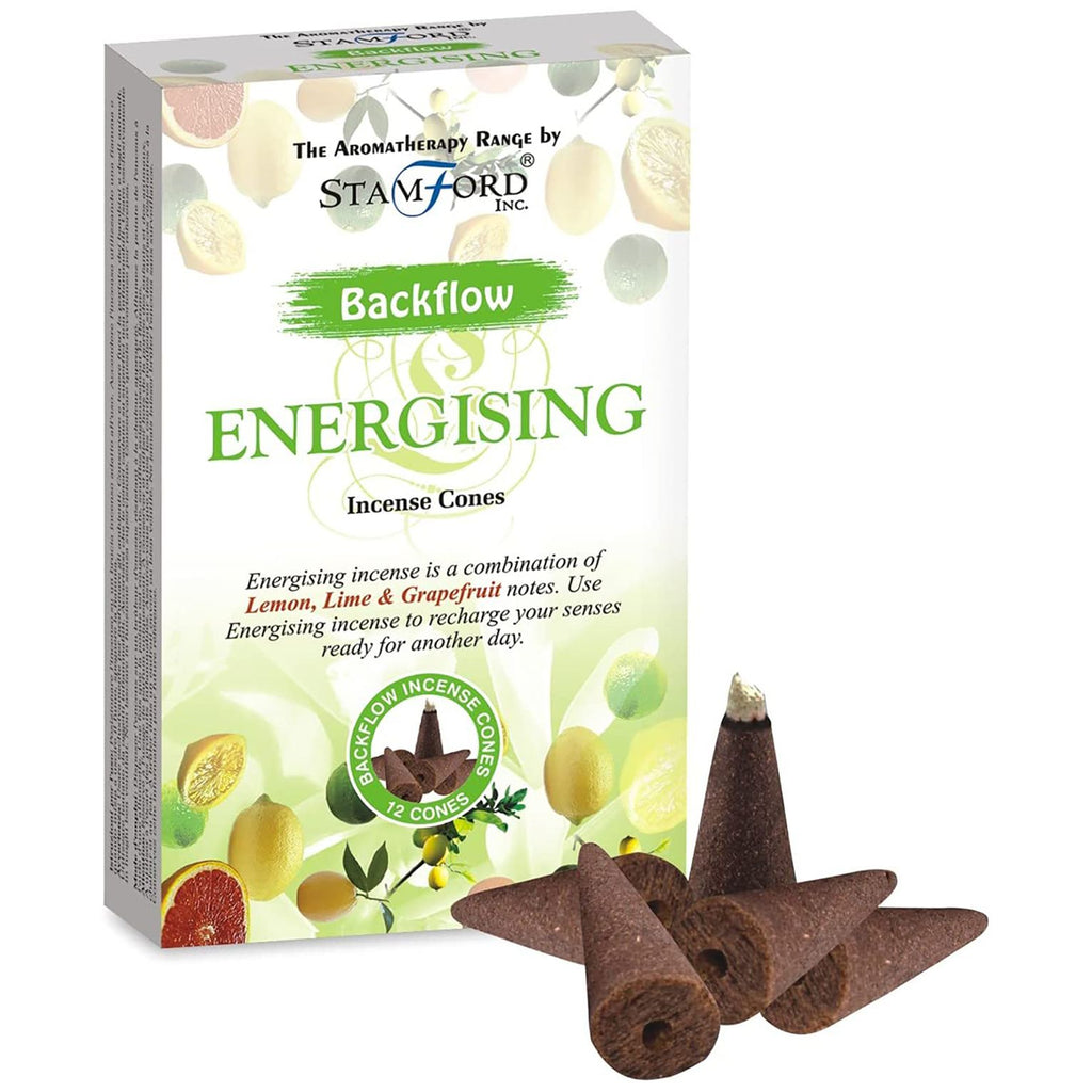 Aromatherapy Backflow Cones Energising for Home Fragrance Display