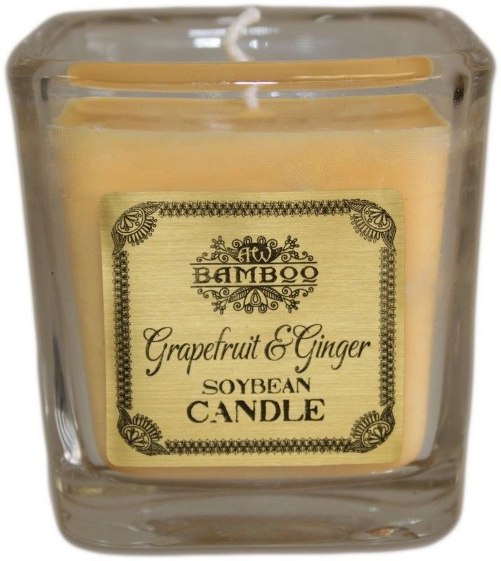 Soybean Jar Candles Grapefruit and Ginger in Recycled Glass Jar