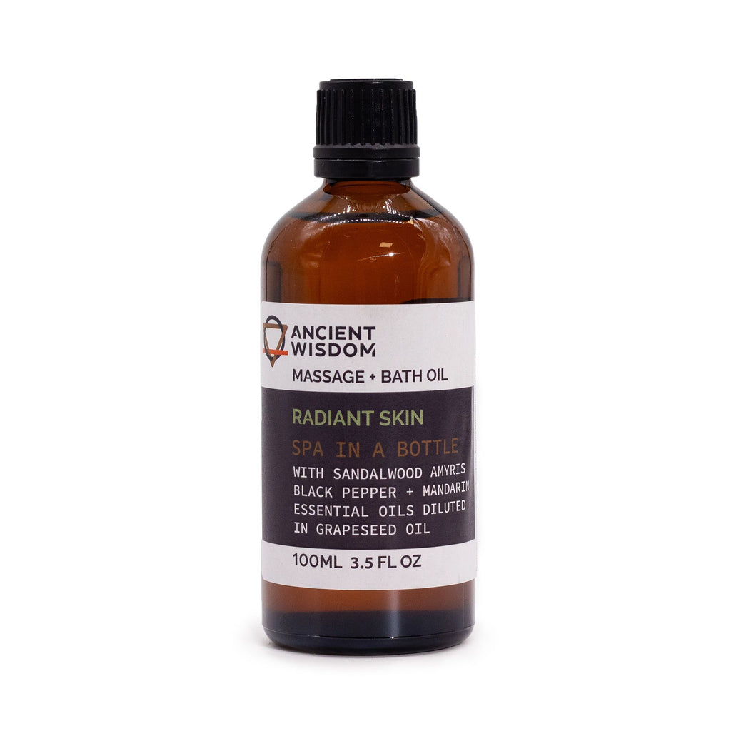 Radiant Skin Massage Oil 100ml for Silky Soft Nourished Skin