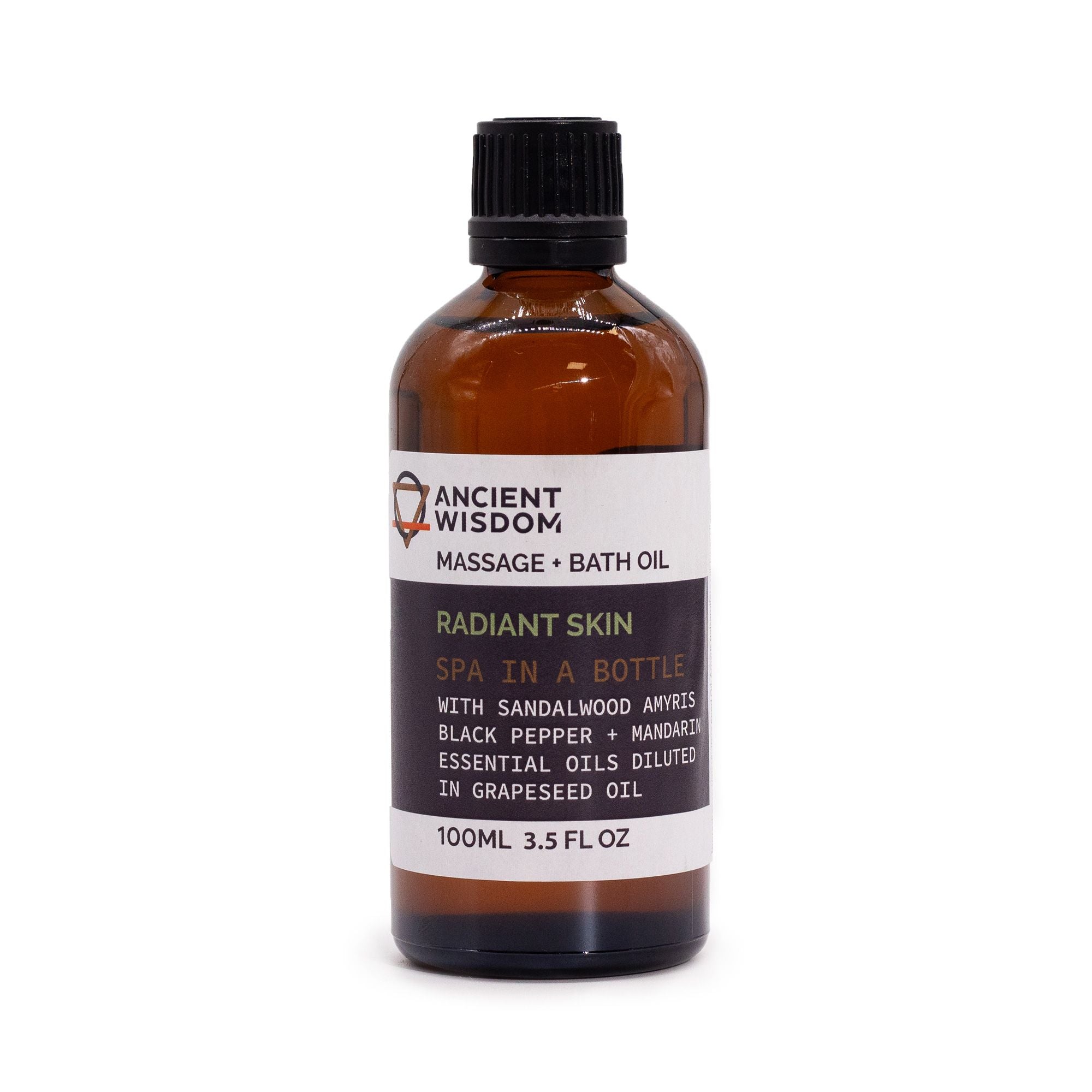 Radiant Skin Massage Oil 100ml for Silky Soft Nourished Skin