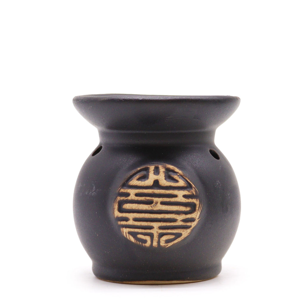 Classic Yin Yang Oil Burners with Rustic Terracotta Design