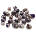 Small African Tumble Stones Amethyst Chevron for Unique Home Decor