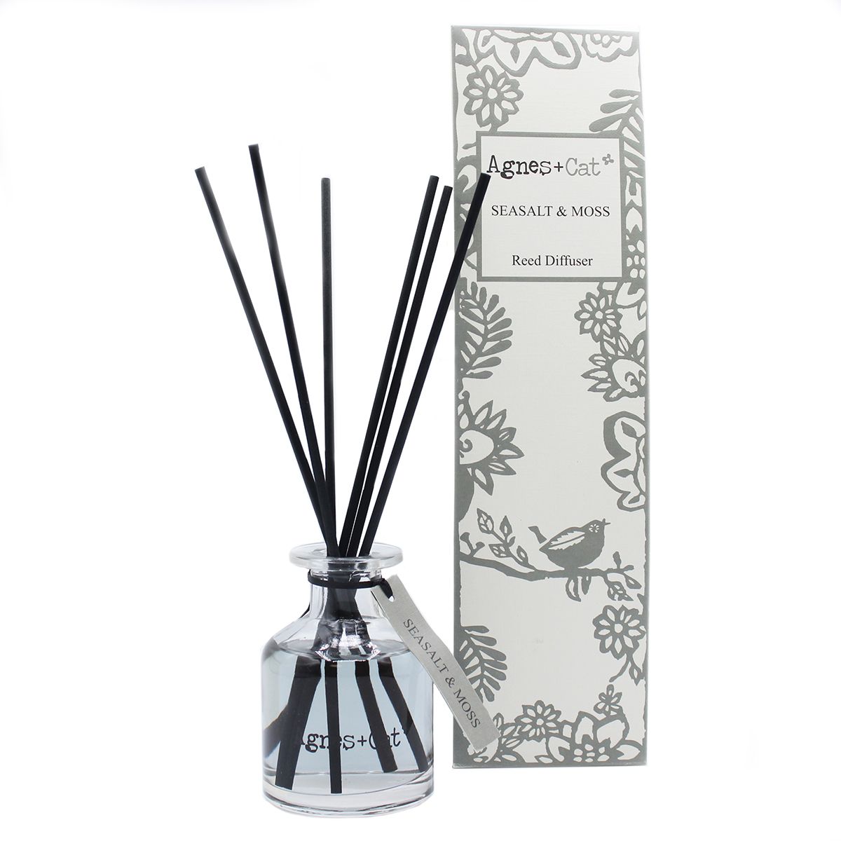 Agnes + Cat 140ml Reed Diffuser - Sea Salt & Moss
