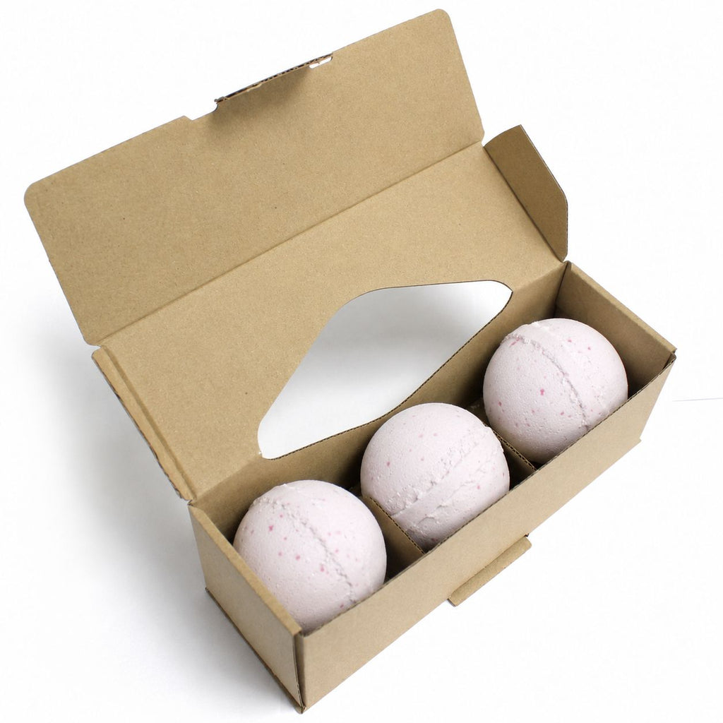 Set of 3 Warming Potion Bath Bombs for Relaxing and Soothing Baths