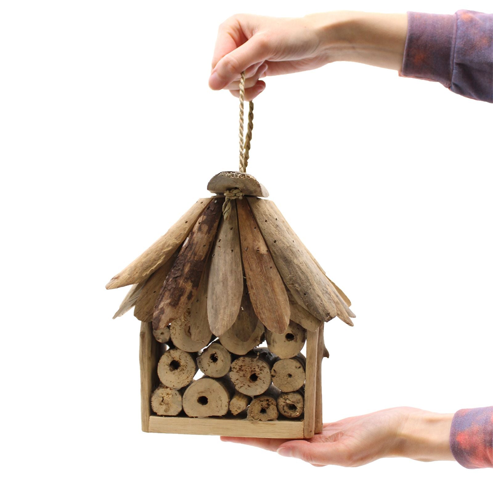 Driftwood Bee and Insect Box for a Lively and Vibrant Garden Habitat