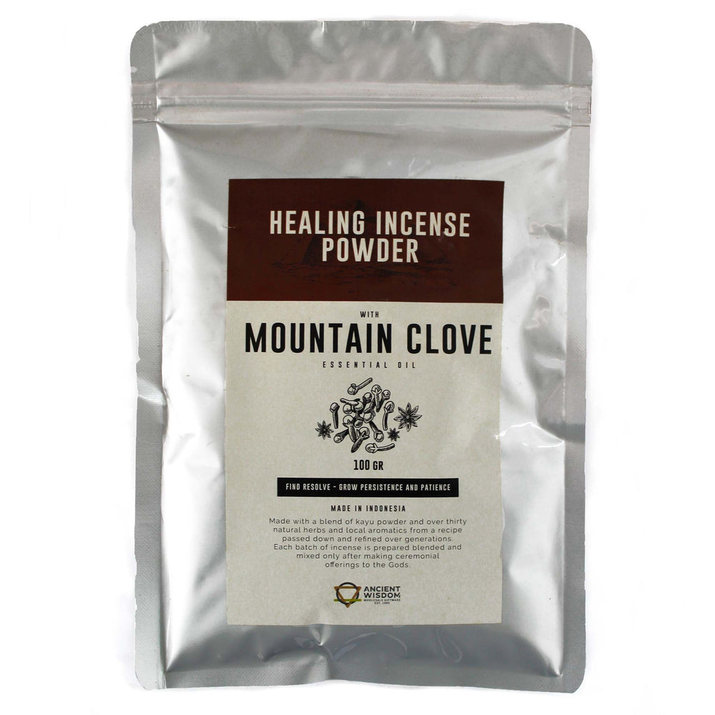 Healing Incense Powder Mountain Clove 100g for Aromatic Spaces
