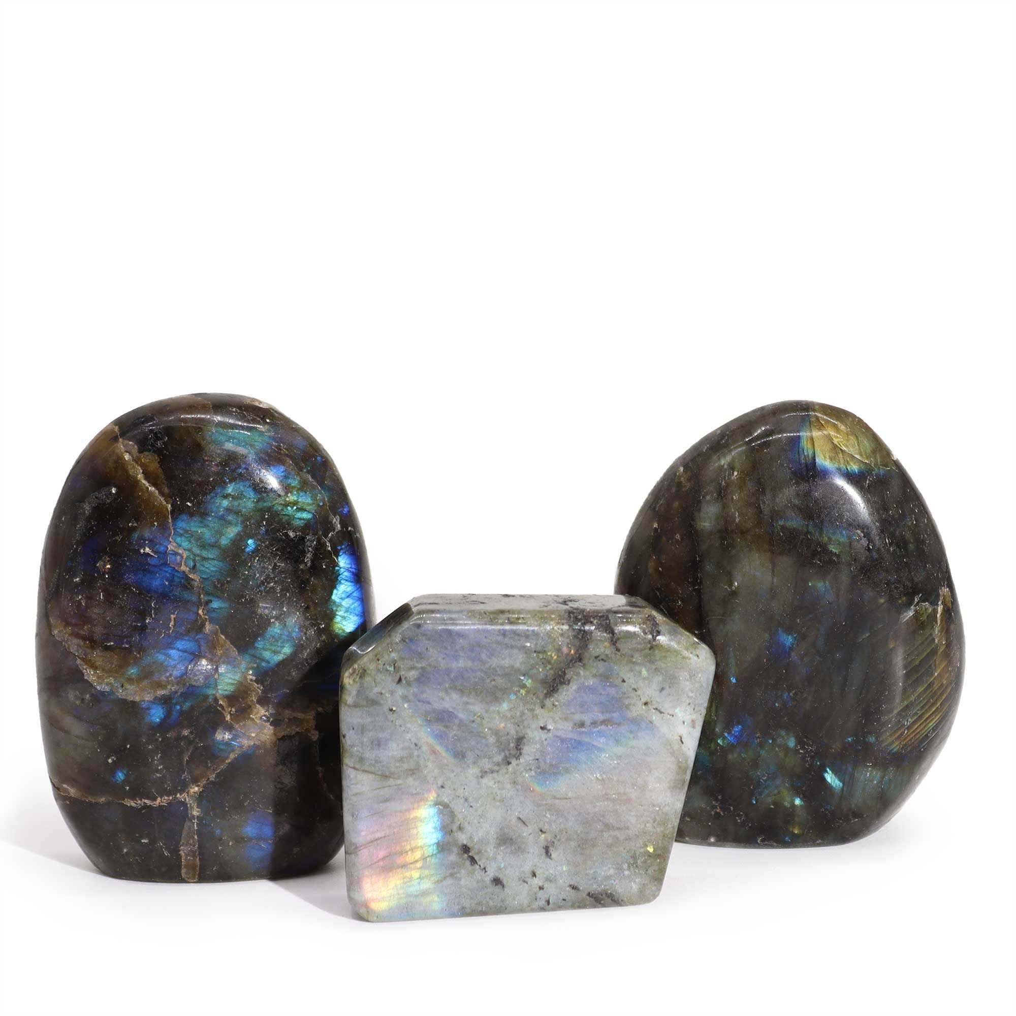 Madagascar Labradorite Tomb Stone for Unique Home Decor Display