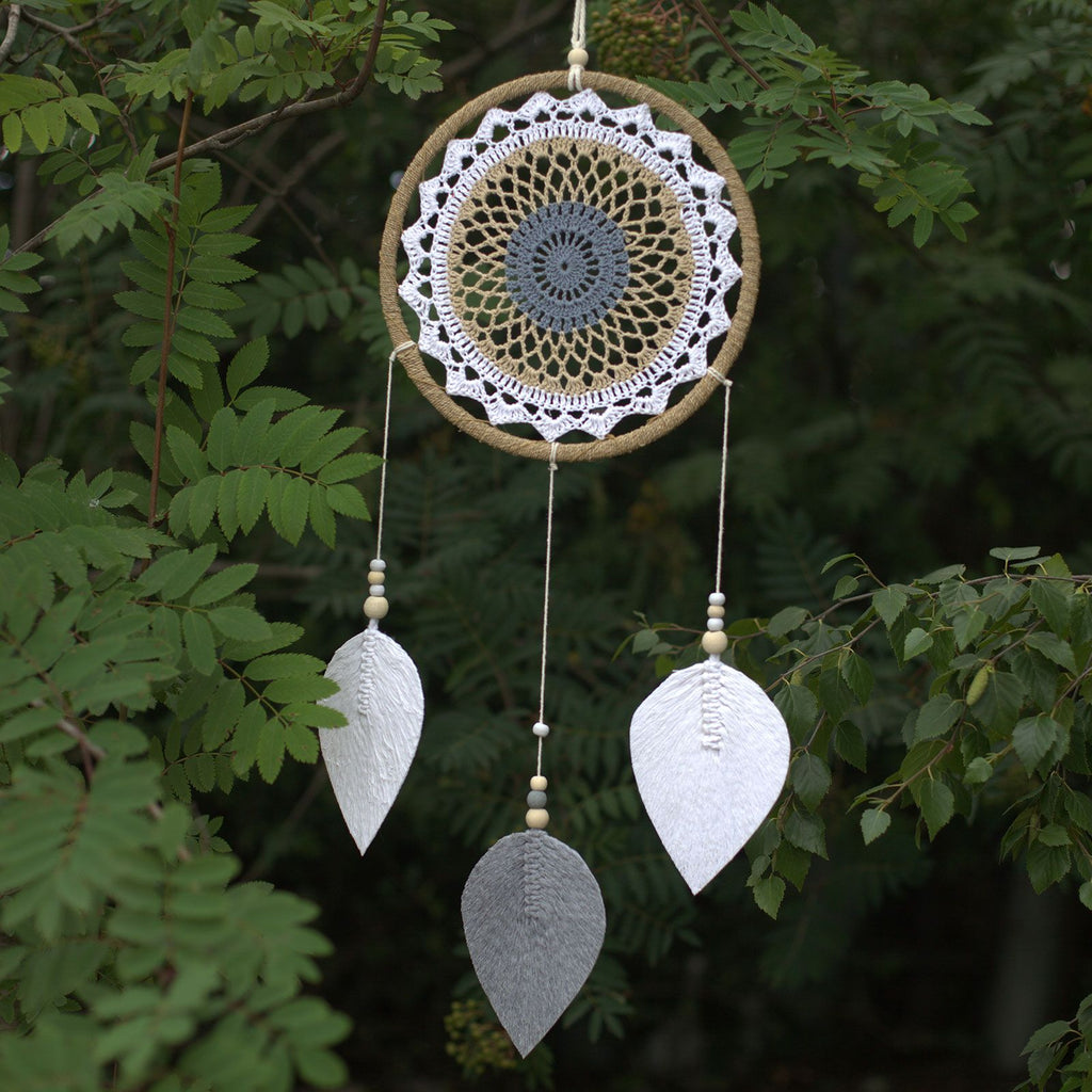 Large Brown Dream Catcher for Home Decoration and Sweet Dreams