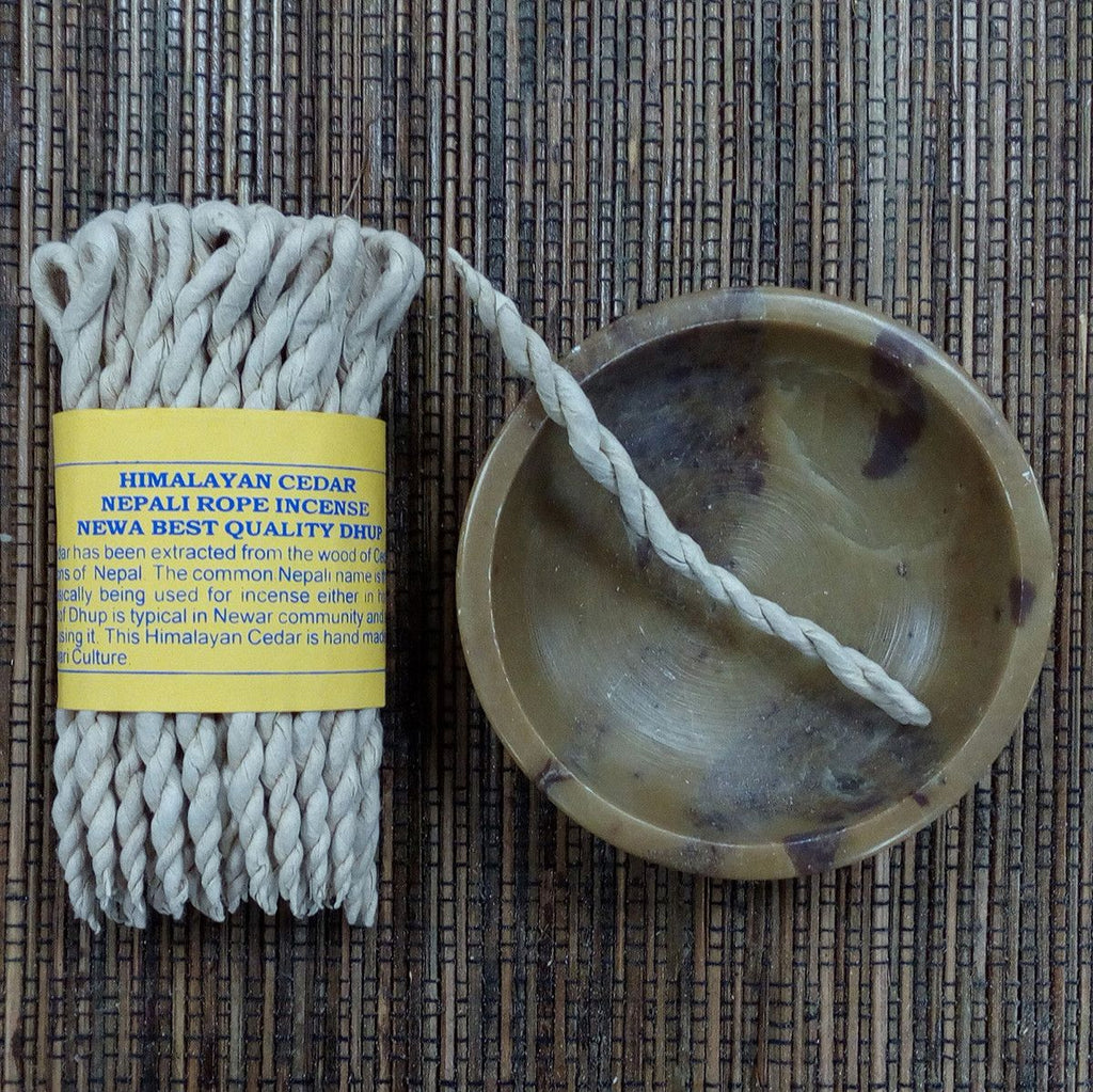 Pure Herbs Cedar Rope Incense for Aromatic Home Fragrance