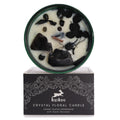 Crystal Magic Flower Candle Knight of Swords with Black Obsidian