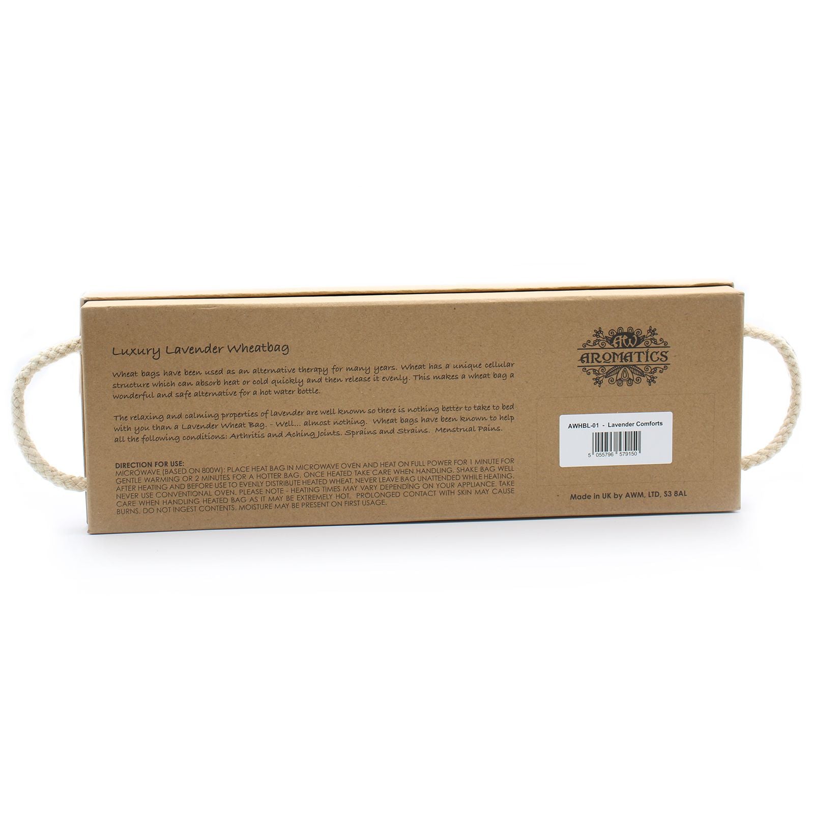 Luxury Lavender Wheat Bag in Gift Box for Relaxation and Comfort
