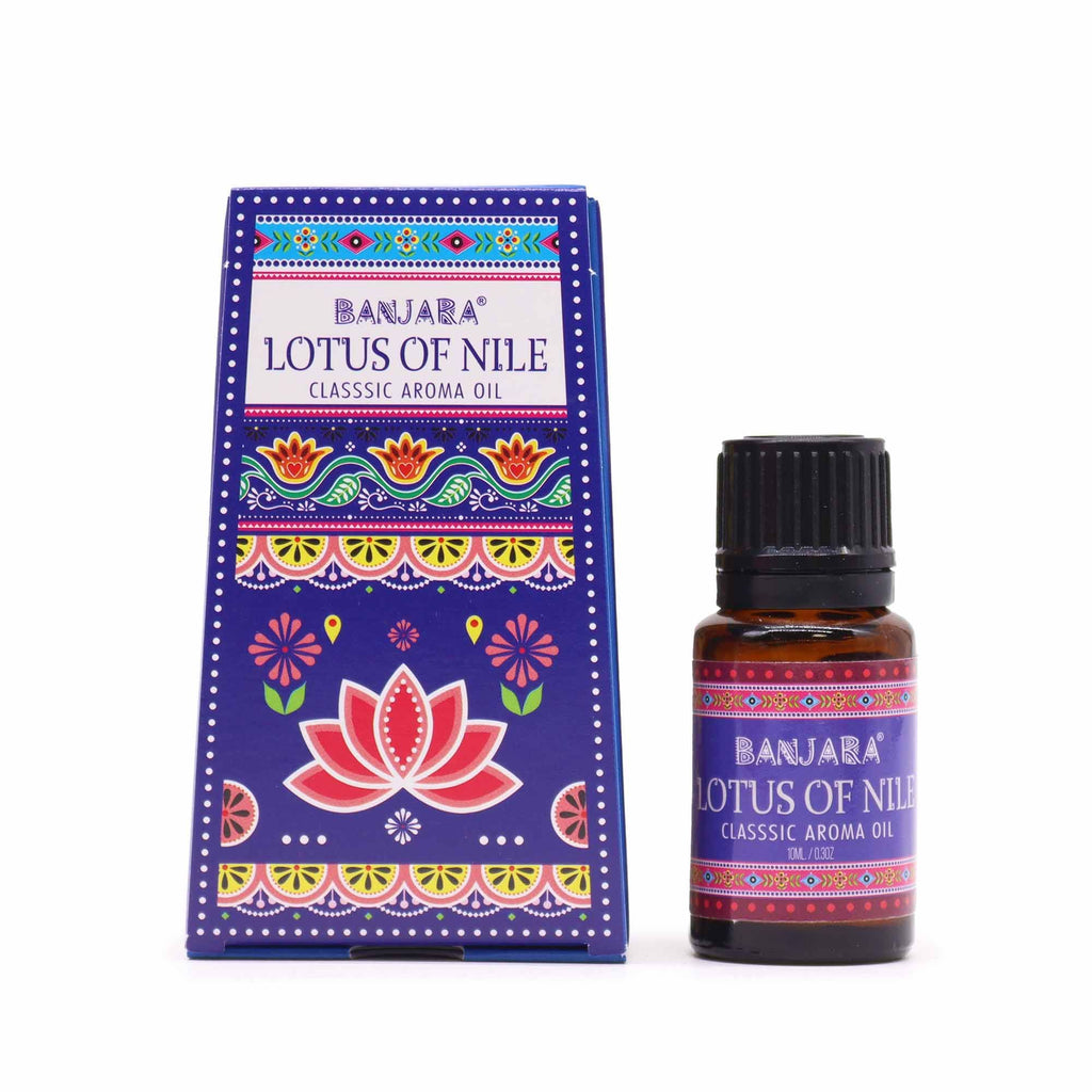 Banjara Indian Fragrance Oil 10ml Lotus of the Nile Essence Blend