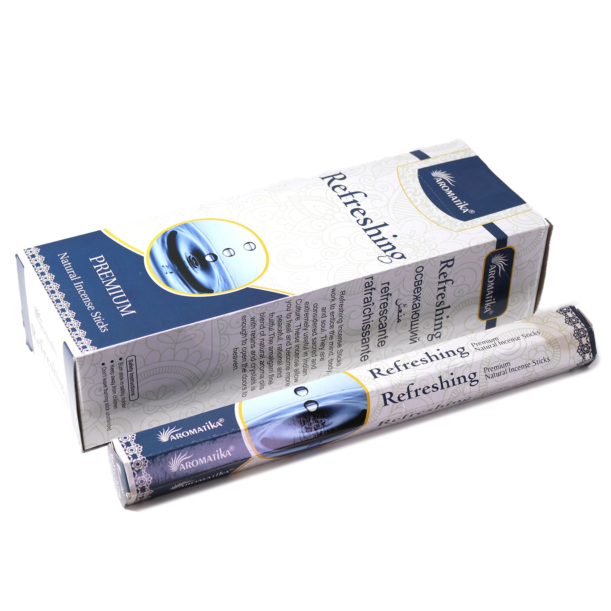 Aromatika Charcoal Free Hex Incense Sticks for Refreshing Aroma