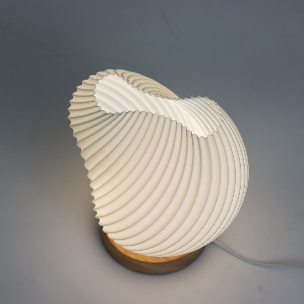 Shell Twisted New Wave Lamp with USB and 3 Brightness Settings