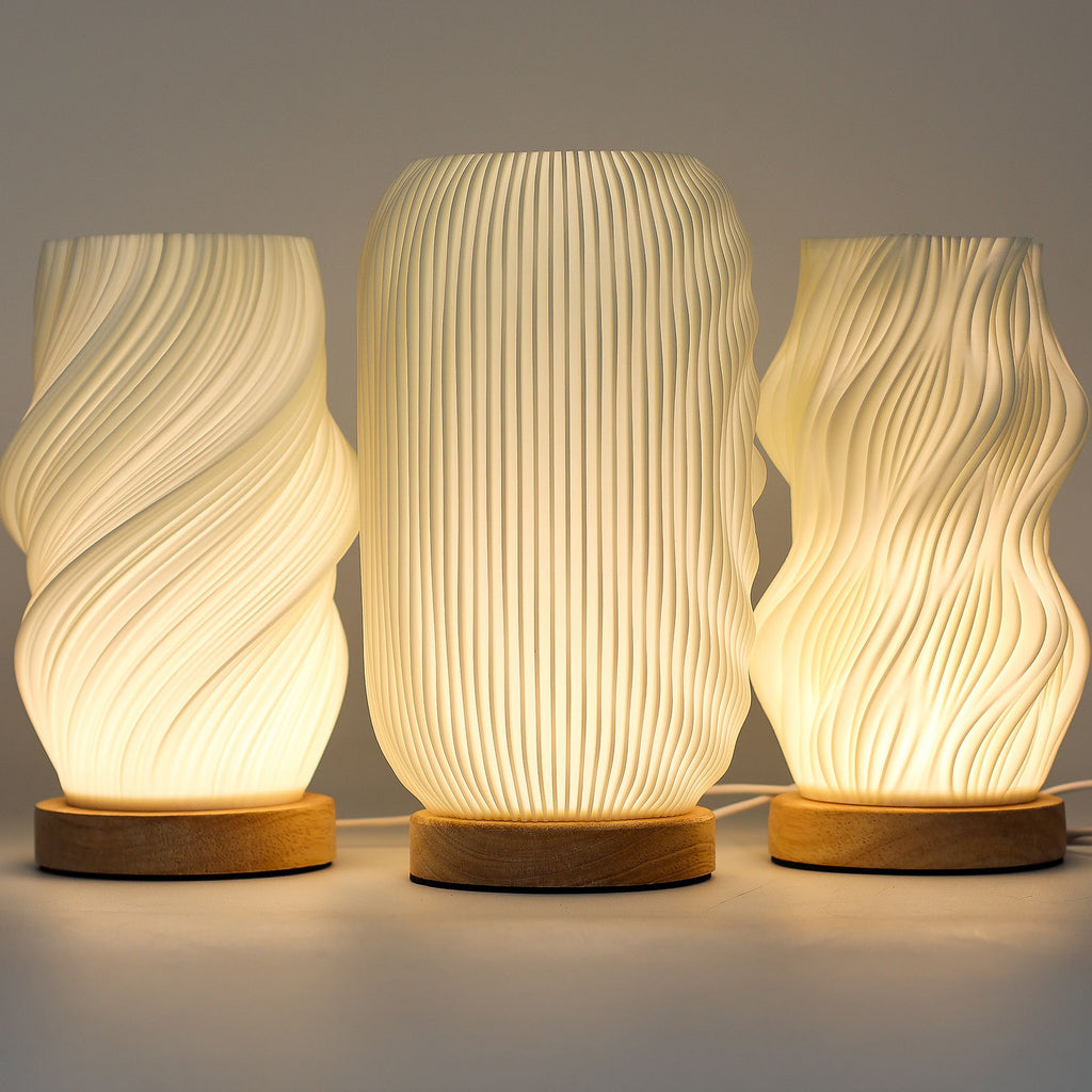 New Wave Lamp USB C with Star Twisted Design and 3 Settings