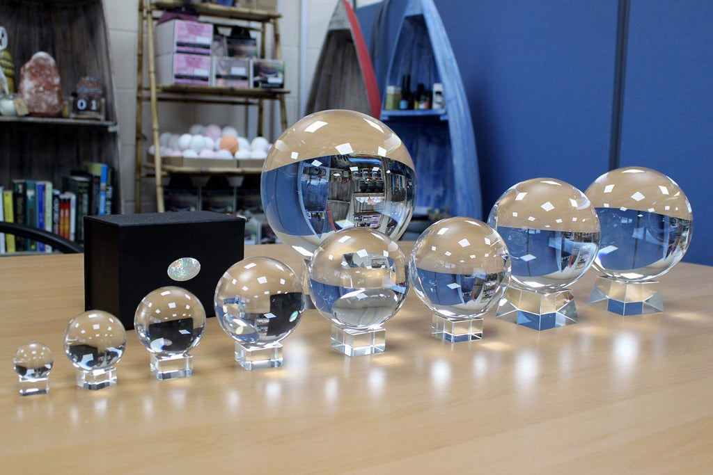 Crystal Ball on Stand 80mm for Beautiful Home Decor Display Piece
