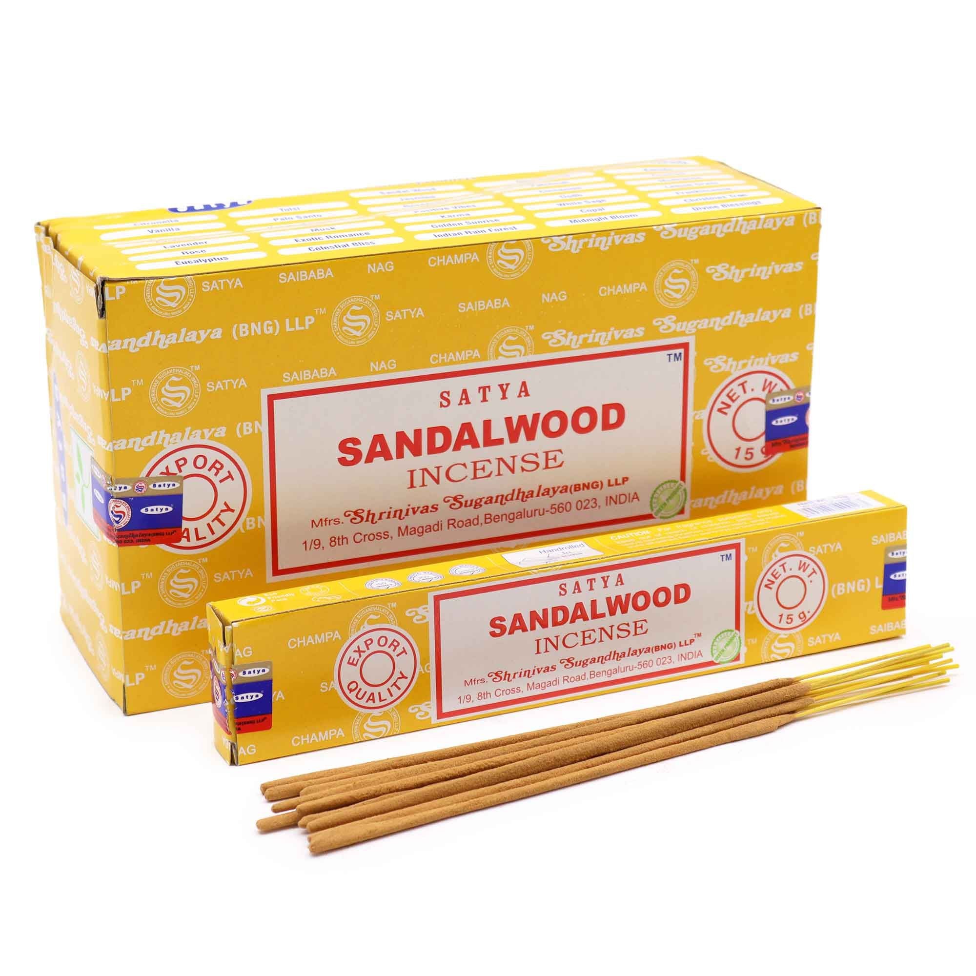 Satya Incense 15gm with Sandalwood Aroma for Home Fragrance