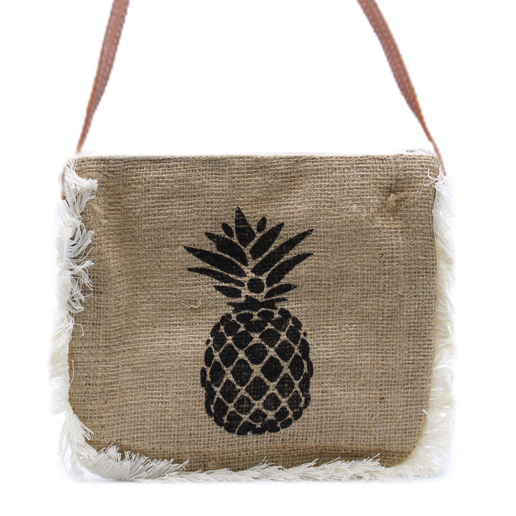 Fab Fringe Bag with Pineapple Print for Stylish Everyday Use
