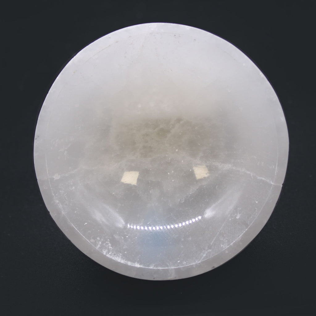 Selenite Round Bowl 8cm for Elegant Home Decor and Display