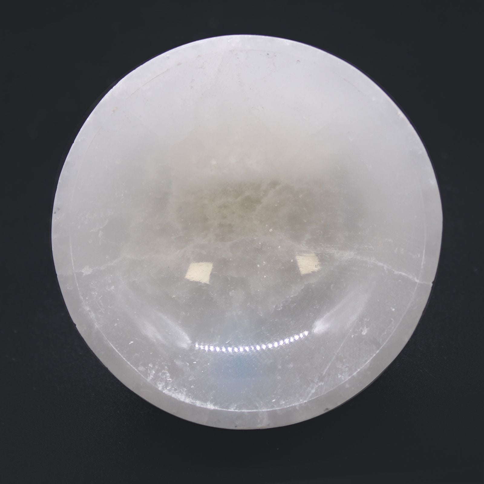 Selenite Round Bowl 8cm for Elegant Home Decor and Display