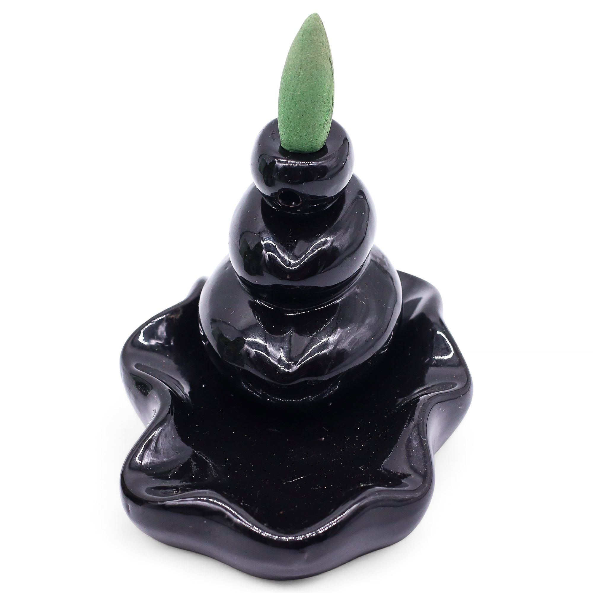 Pack of 10 Masala Backflow Incense Cones with Rain Forest Aroma