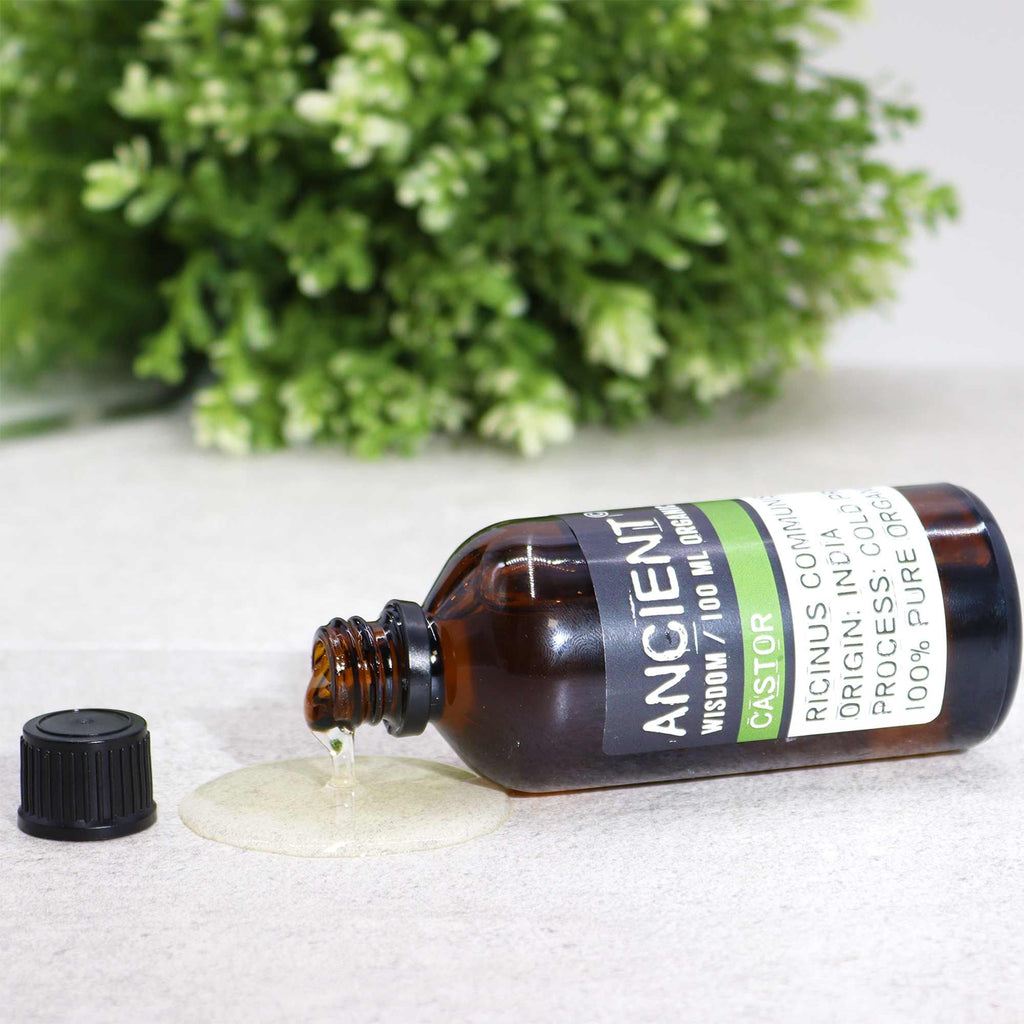 Organic Castor Oil 100ml for Nourishing Skin and Hair Care Use