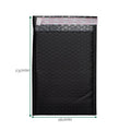 Black Poly Bubble Envelope for Secure Postal Protection 180x230mm