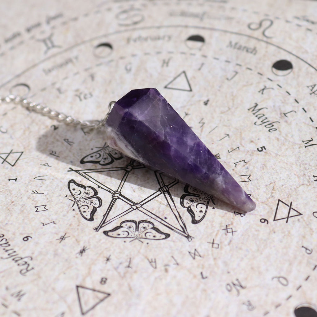 Ancient Witch Spell Incense Seduction with Amethyst Pendulum
