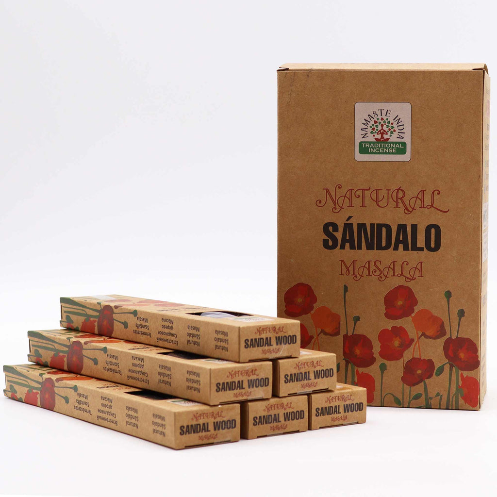 Natural Botanical Masala Incense Sticks with Sandalwood Aroma