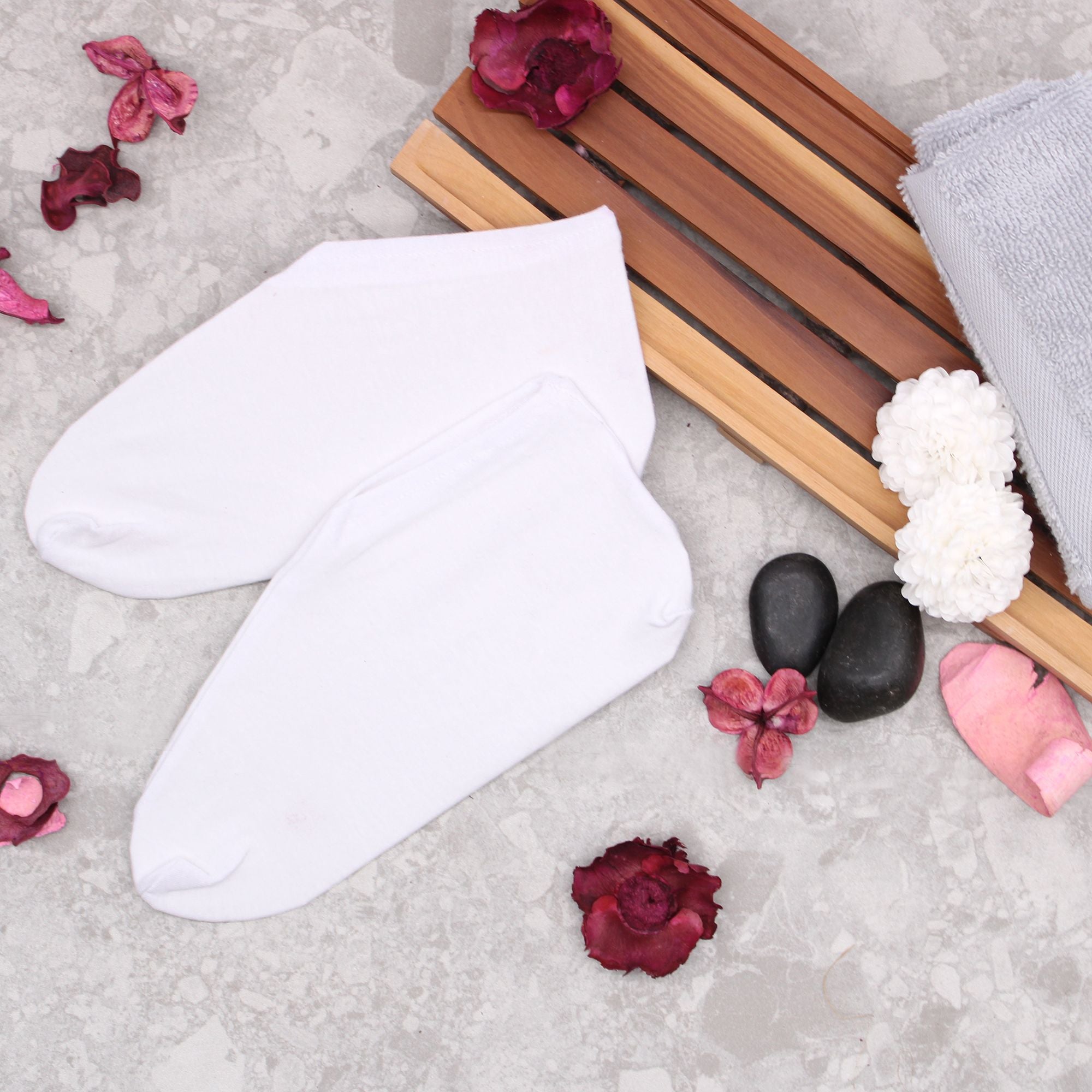 Pair of Professional Treatment Socks for Spa and Therapy Use