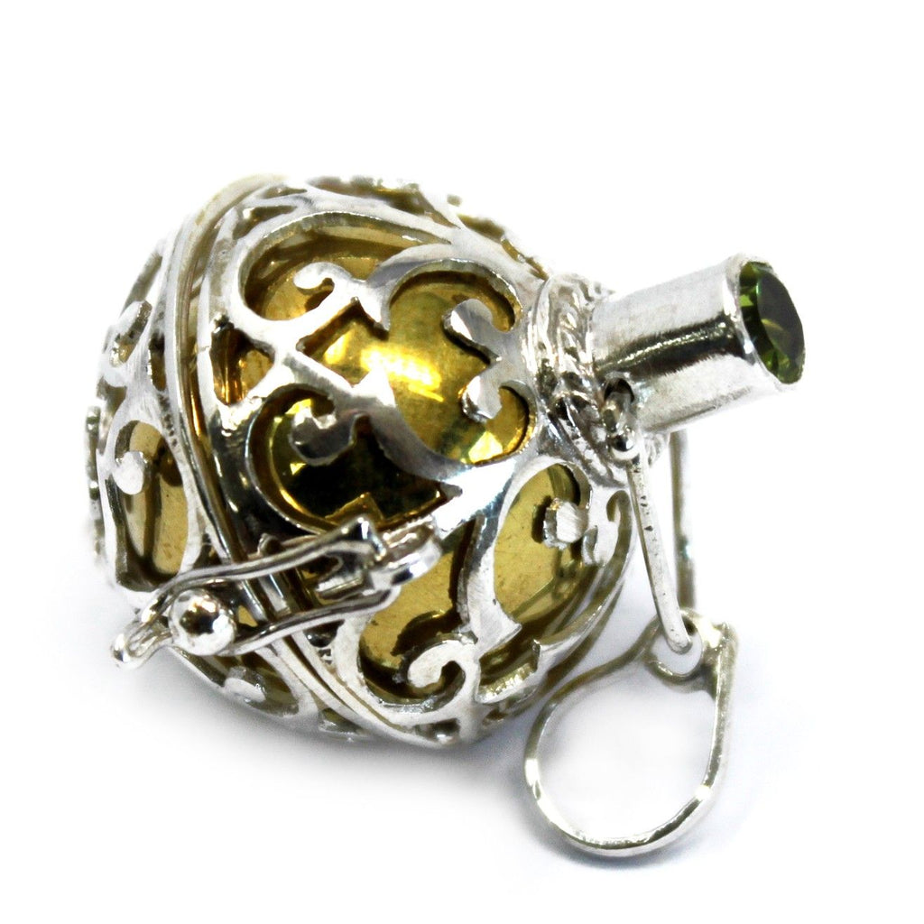 Silver Angel Bell Charm with Unique Name for Personal Connection