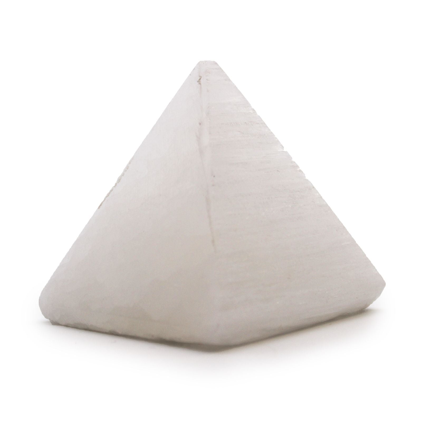 Selenite Pyramid 5 cm Enchanting Crystal Display for Home Decor