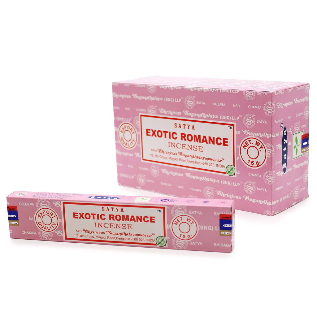 Satya Incense Sticks 15g Exotic Romance for Captivating Aroma