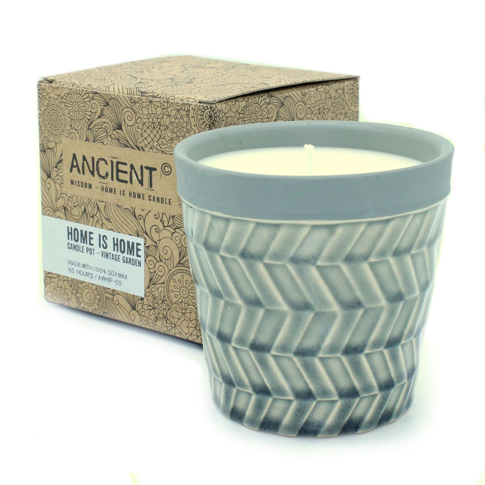 Home is Home Candle Pots Vintage Garden for Eco Friendly Living