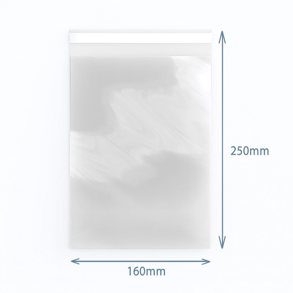 Poly Prop Bags 160x250mm Reseal for Stylish Packaging Solutions
