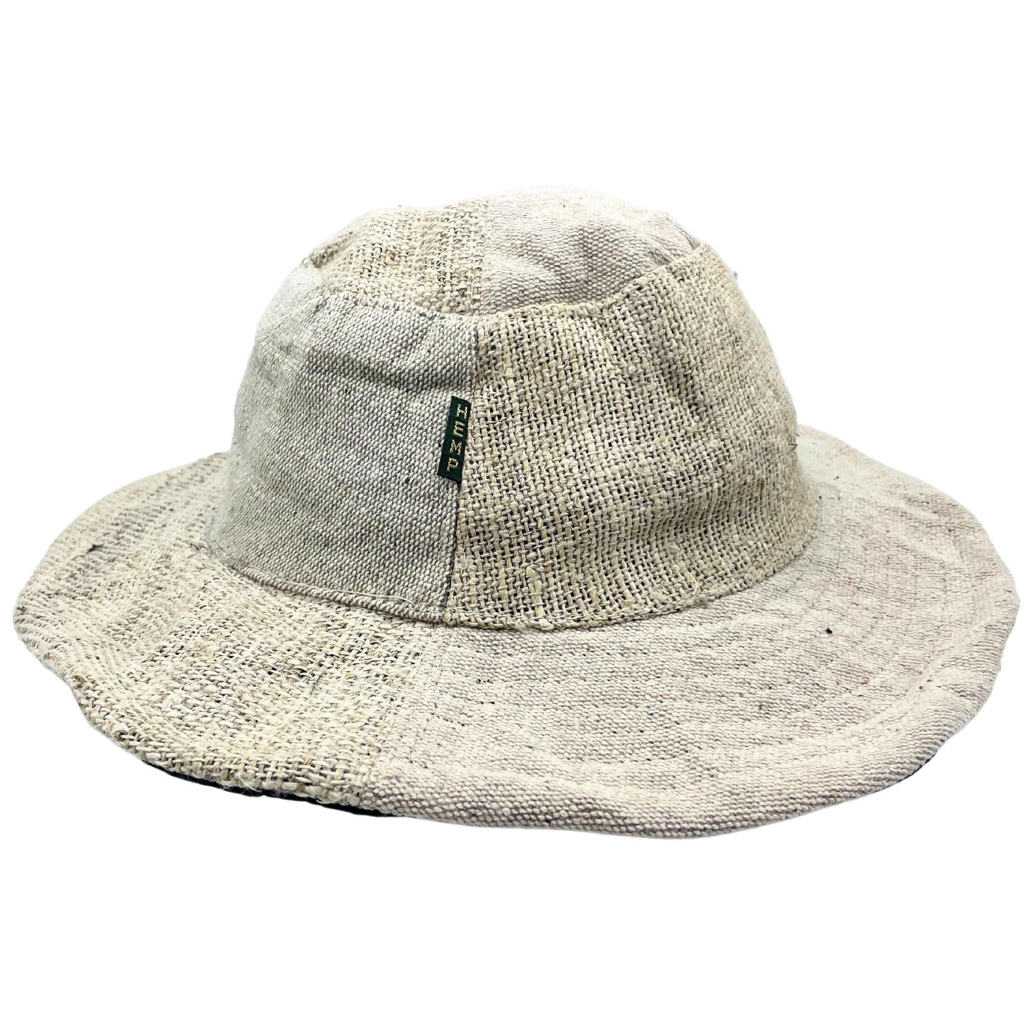 Patched and Wired Hemp Cotton Boho Festival Hat for Stylish Looks