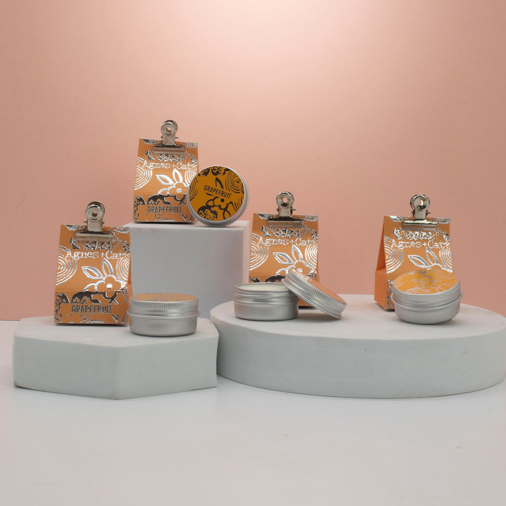 Agnes + Cat Grapefruit Lip Balm for Soft and Nourished Lips Daily