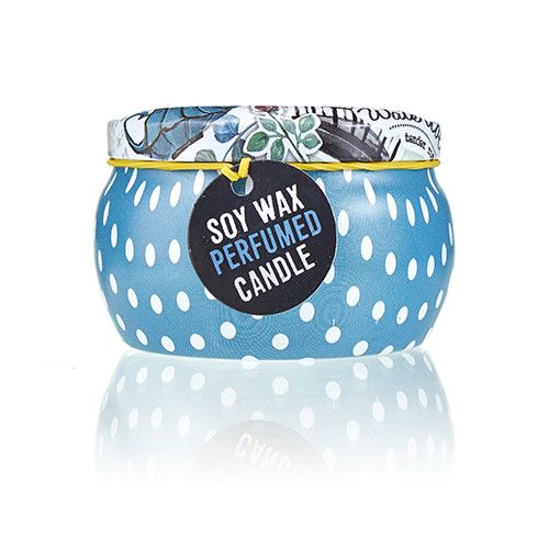 Art Tin Candle Parisian Weekend Peonies Assorted Design Collection